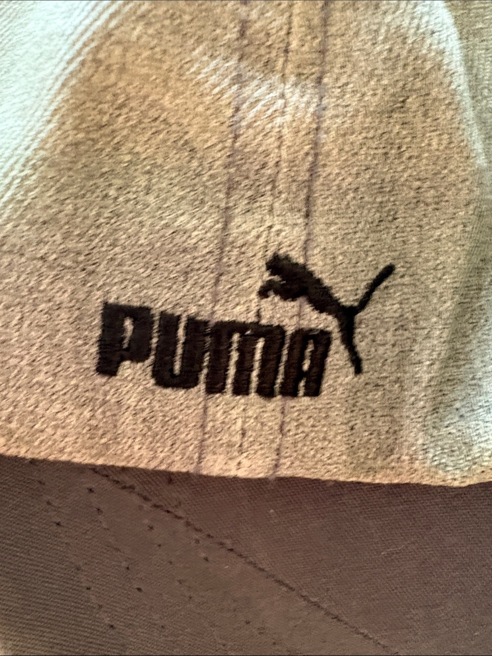 Puma Gray Flexfix Cap with Black Puma Logo L/XL - Picture 4 of 6